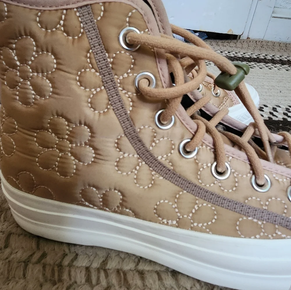 Converse Tan High-Top Sneakers